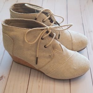 TOMS Desert Wedge Bootie